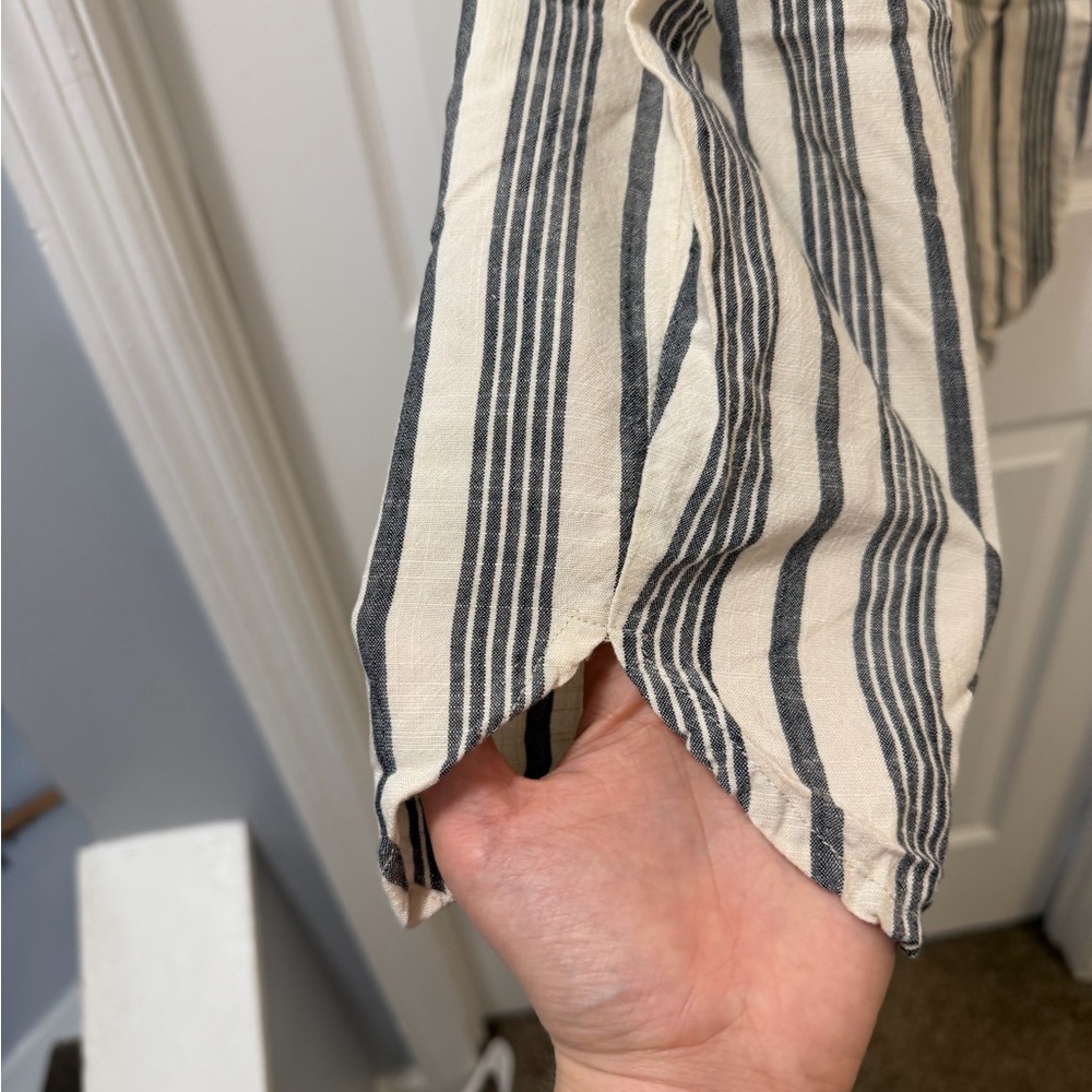 Marine Layer Black and White Striped Chinos - Picture 4 of 4